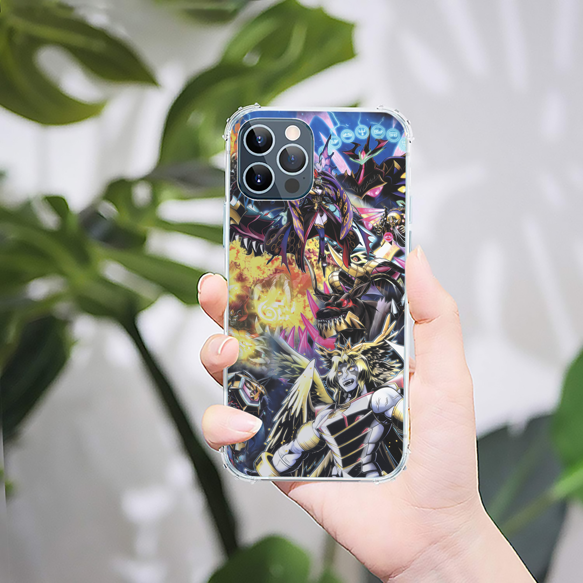 （画像用） Digimon デジタルモンスター/デジモン 【iPhone 12シリーズ対応】透明スマホケース（クリアソフトケース）